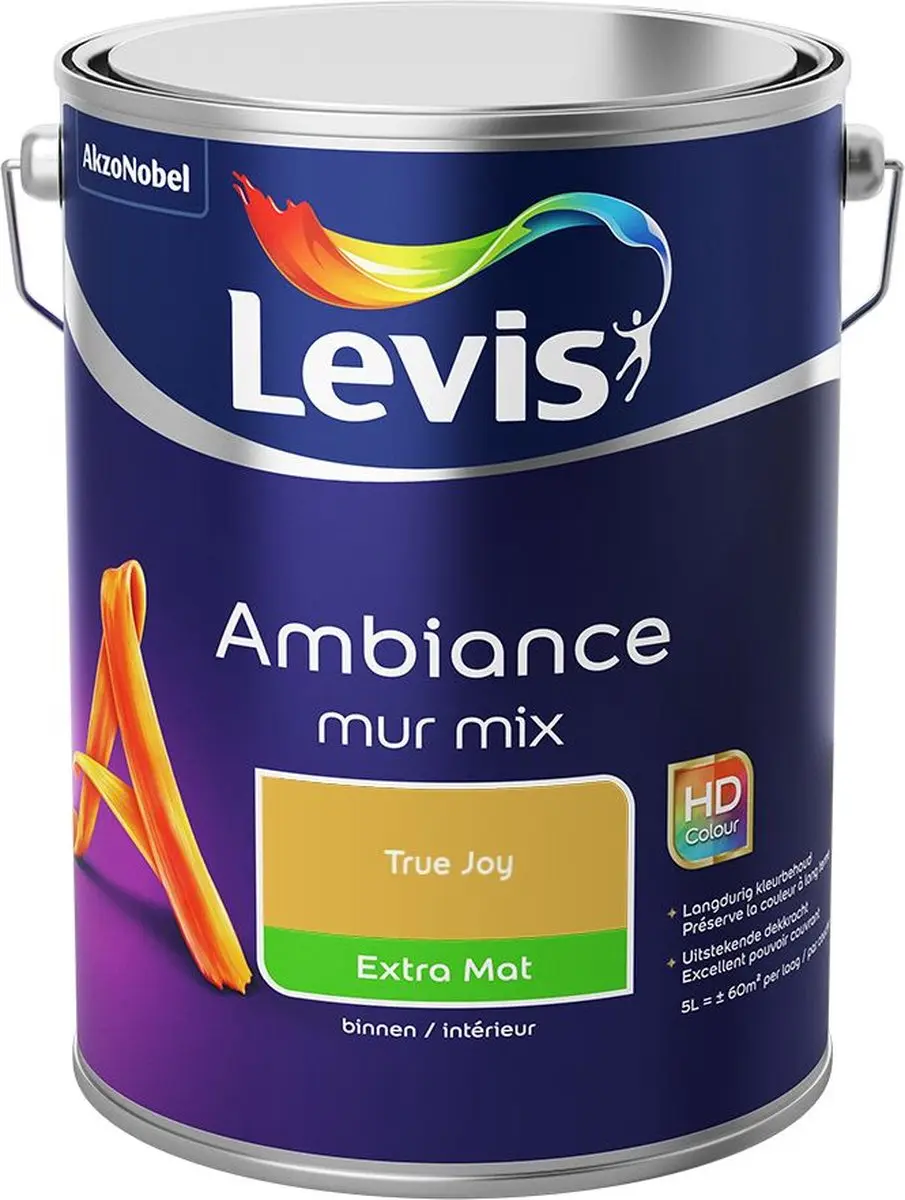 Levi's Ambiance Mur Extra Mat Mix True Joy Mengverf 5L