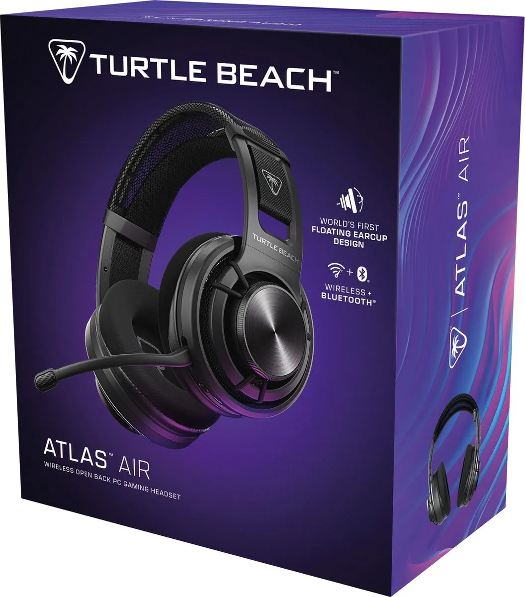 Turtle Beach Atlas Air TURA03.BX.GAHA Draadloze Gamingheadset - Zwart - afbeelding 6 van 6