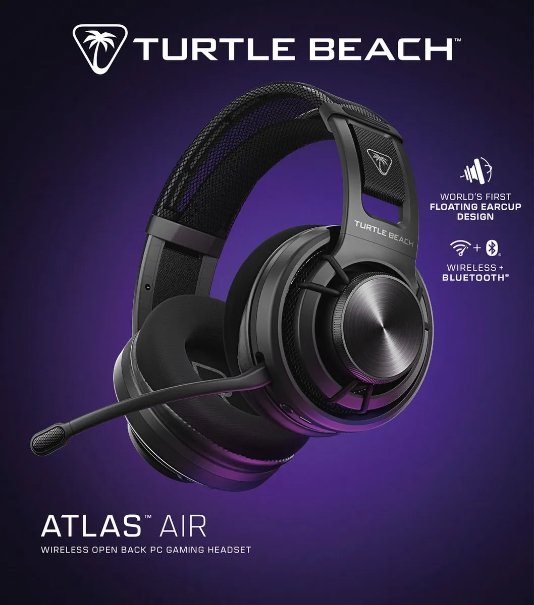 Turtle Beach Atlas Air TURA03.BX.GAHA Draadloze Gamingheadset - Zwart