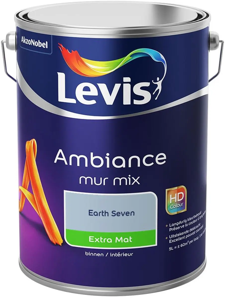 Levi's Ambiance Mur Extra Mat Mix Earth Seven Mengverf 5L
