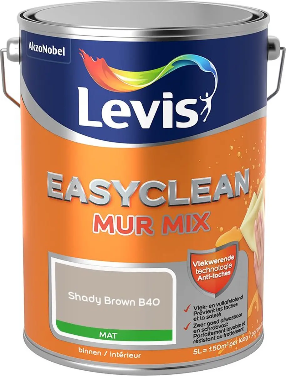 Levi's Easyclean Mur Mat Mix Shady Brown B40