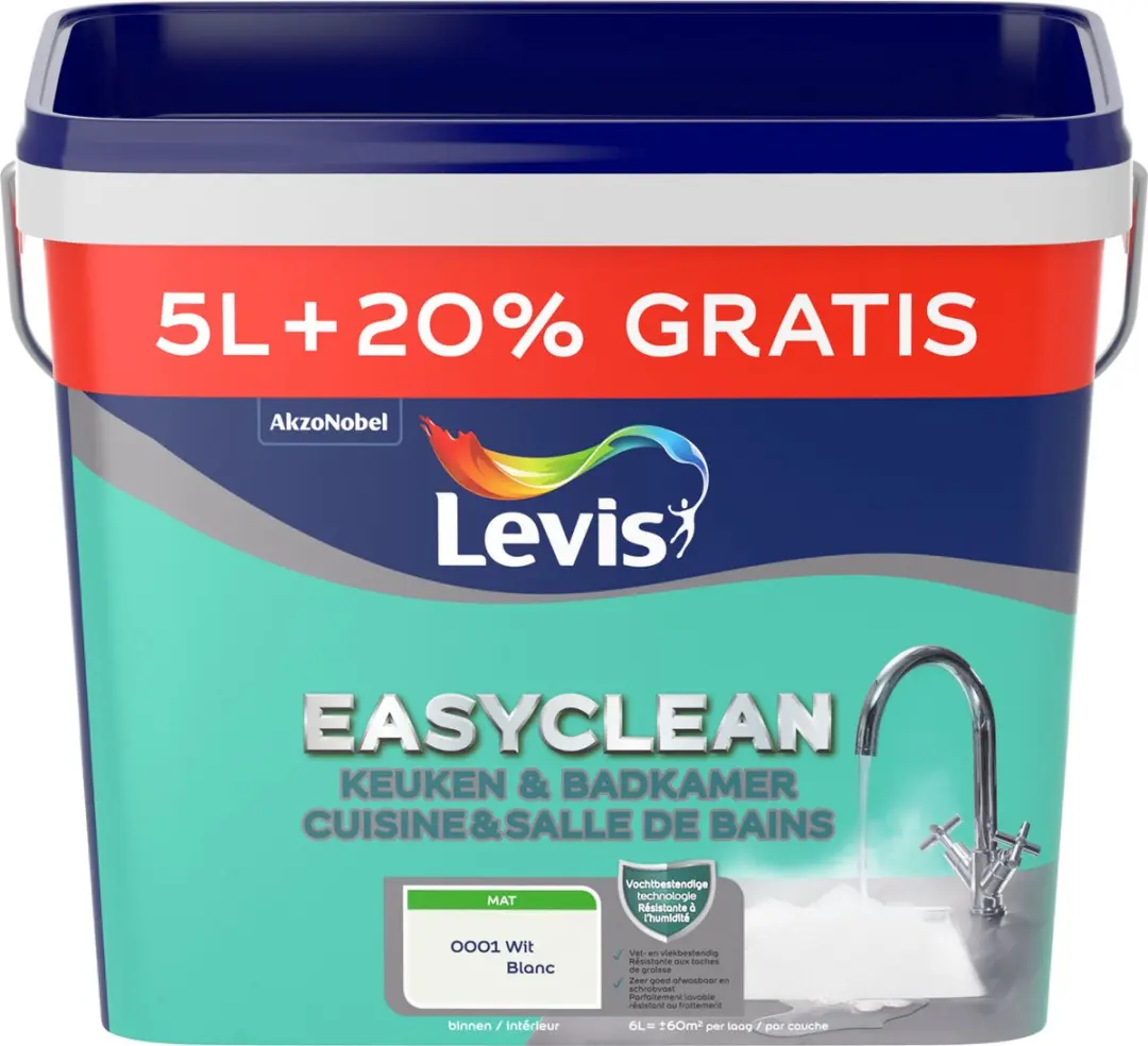 Levi's Easyclean Verf 6L