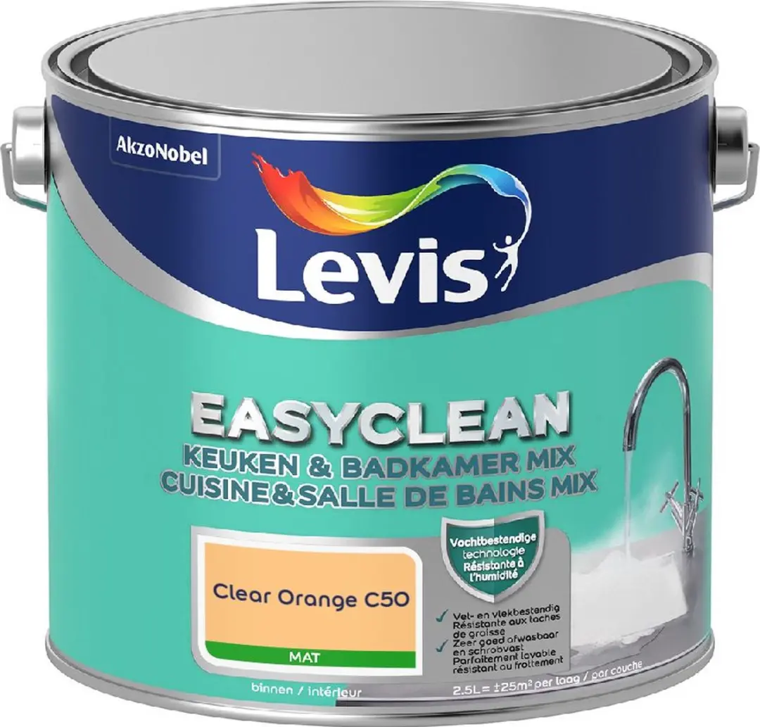 Levi's Easyclean Mengverf Clear Orange C50