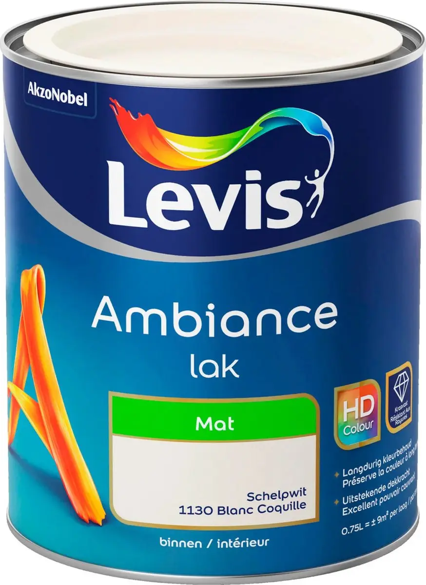 Levi's Ambiance Lak Mat Ivoorbeige 2,5L