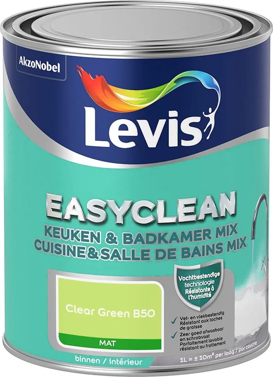 Levi's Easyclean Mengverf Clear Green B50