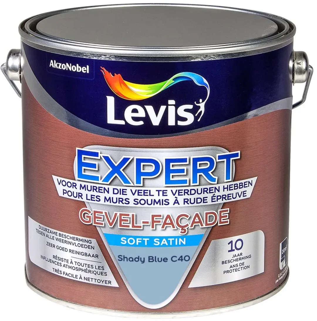 Levi's Expert Gevel Mix Shady Blue C40 Mengverf 2,5L
