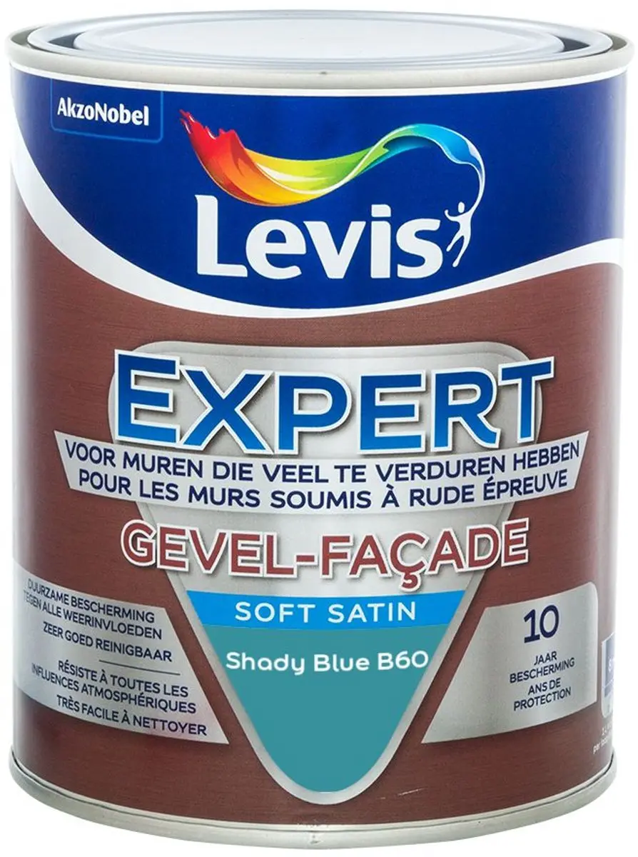 Levi's Expert Gevel Mix Shady Blue B60 Mengverf 1L
