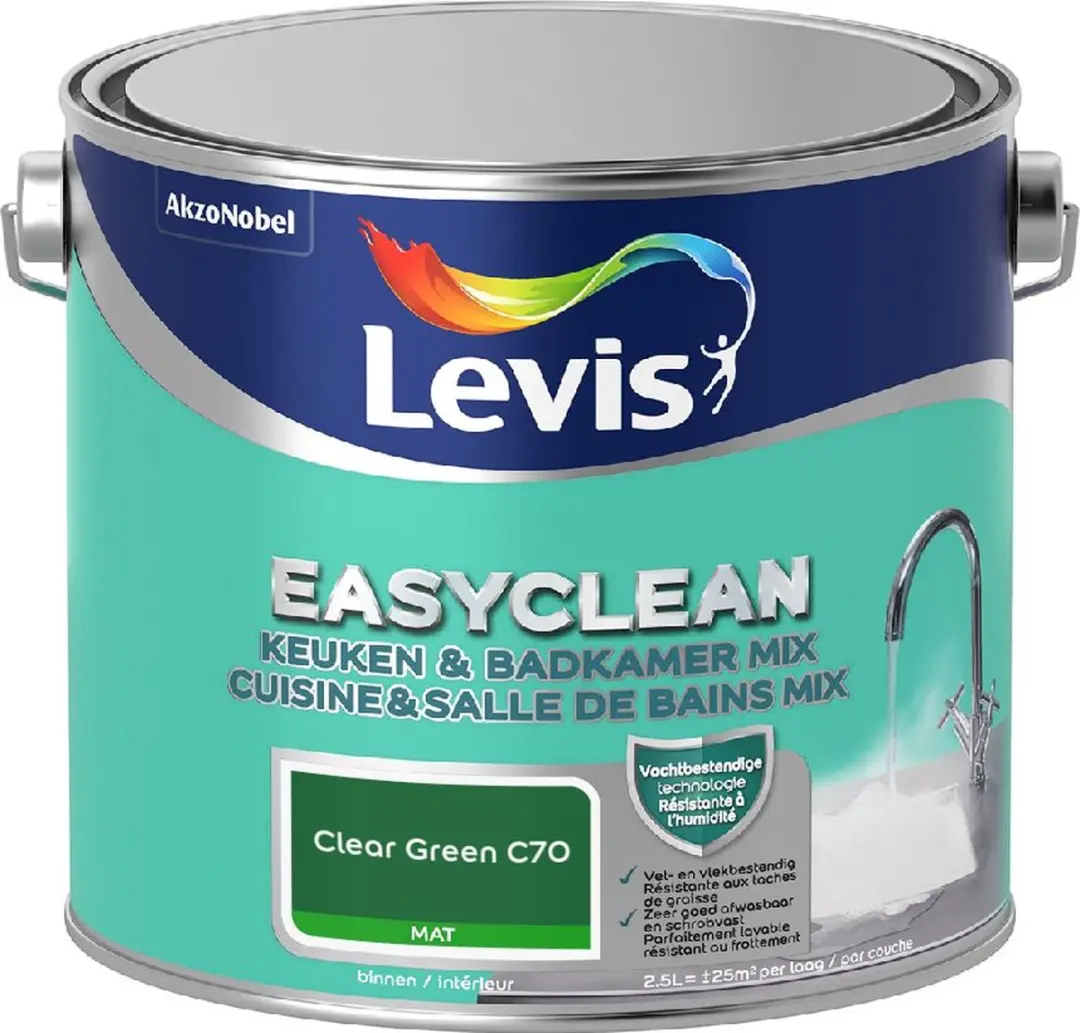 Levi's Easyclean Mengverf Clear Green C70