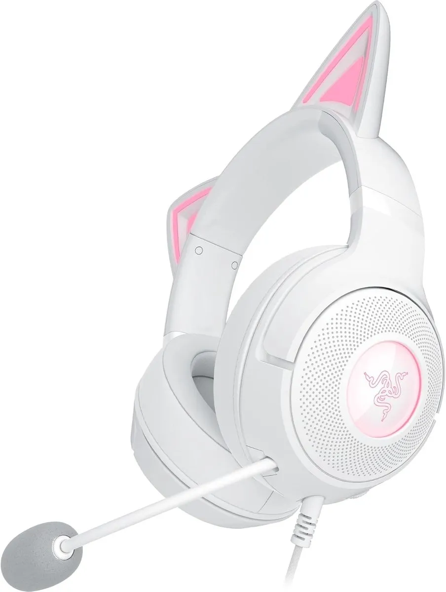 Razer Kraken Kitty V2 RZ04-04730600 Gaming Headset - 7.1 Surround - Wit