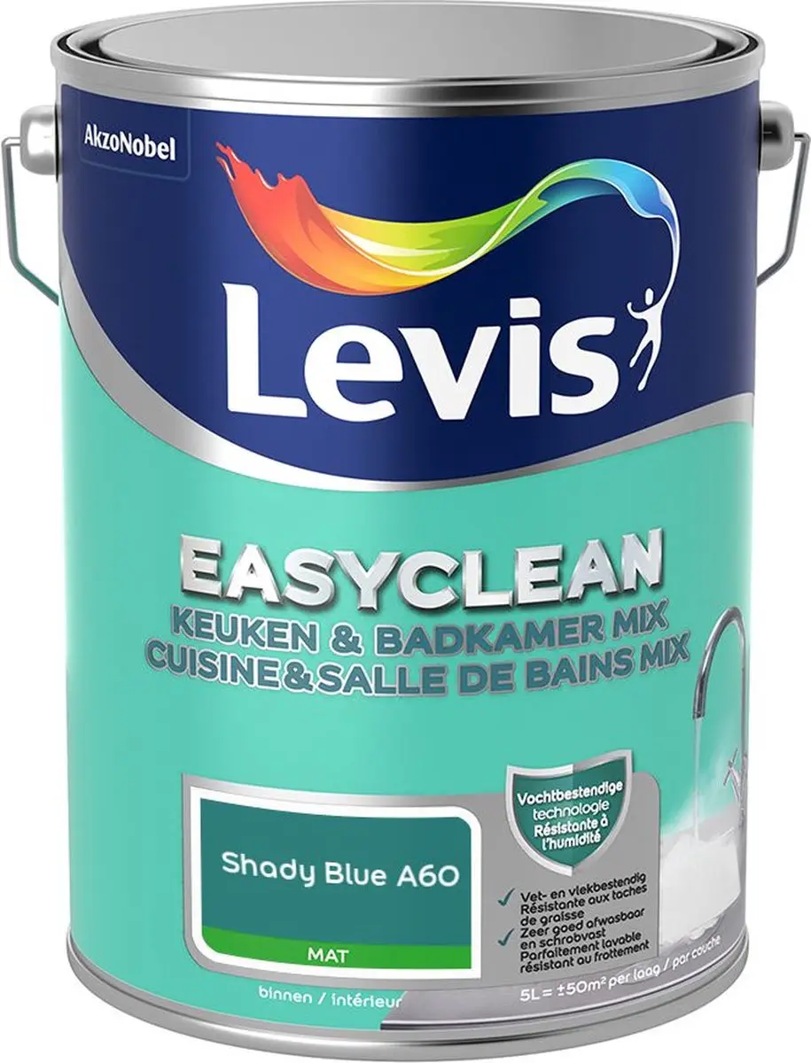 Levi's Easyclean Mengverf Shady Blue A60