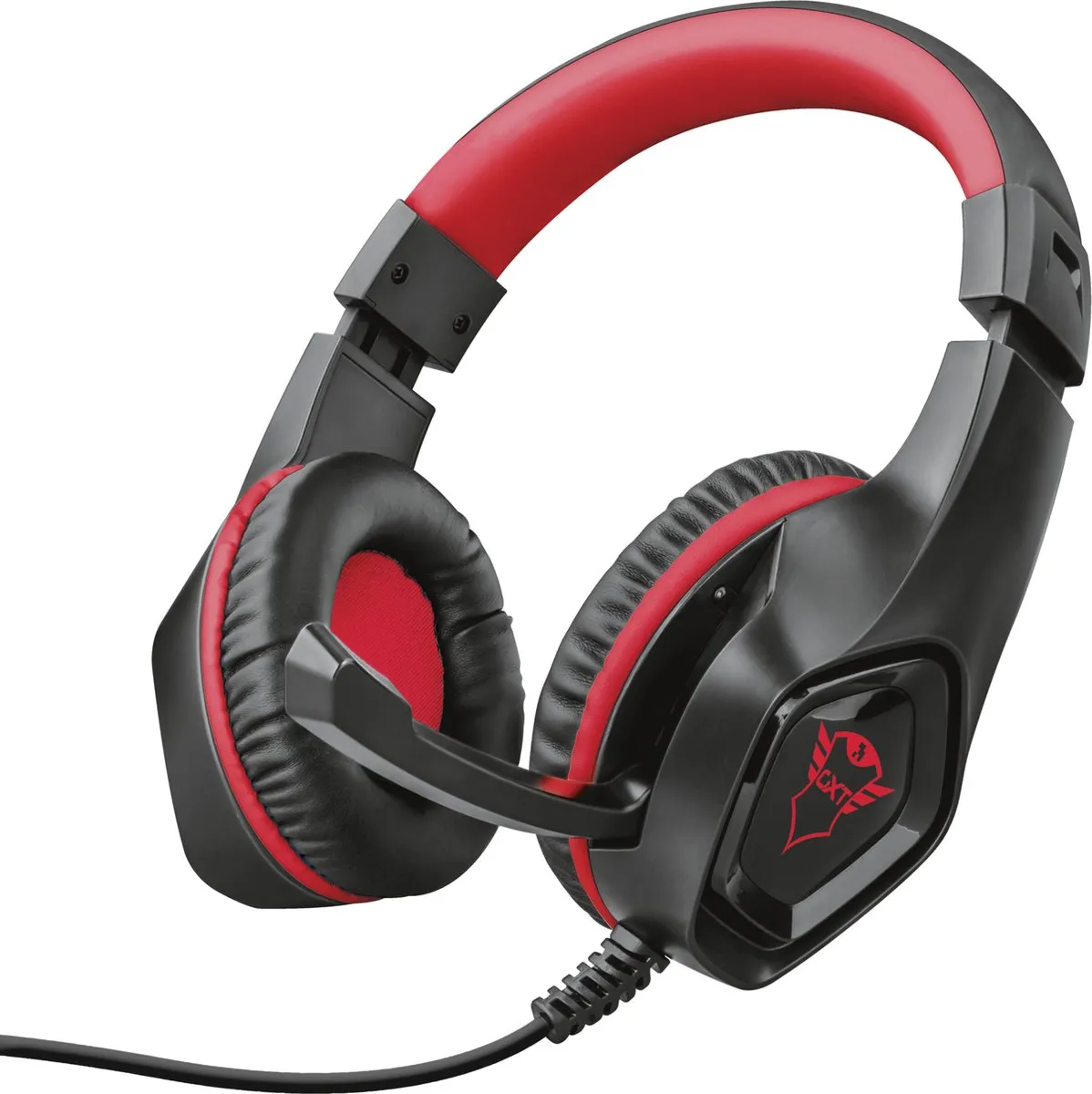 Trust GXT 404R Rana Gaming Headset - Nintendo Switch - 40mm Drivers - Zwart/Rood
