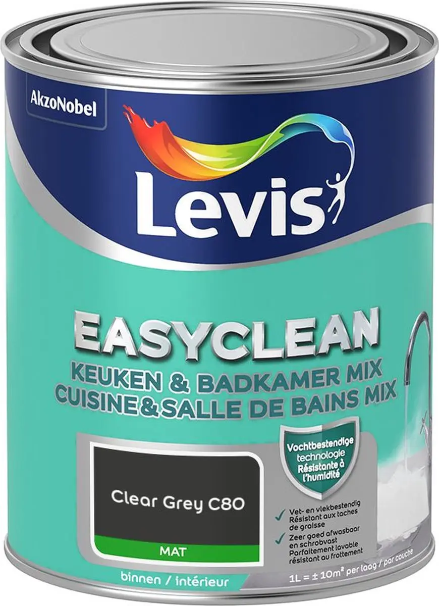 Levi's Easyclean Mengverf Clear Grey C80