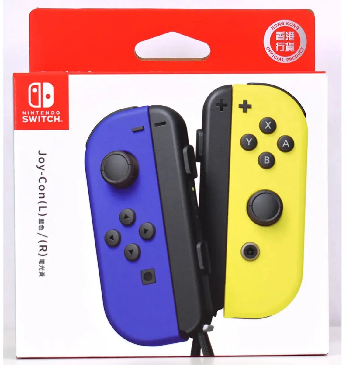 Nintendo Official Switch - Joy-Con Controller Pair - Neon Blue Neon Yellow JP Switch