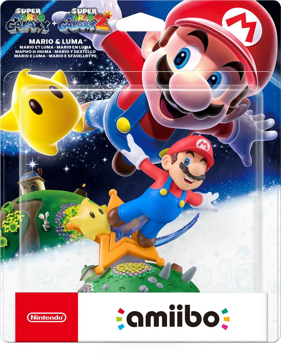 Nintendo Amiibo Mario & Luma Super Mario Galaxy