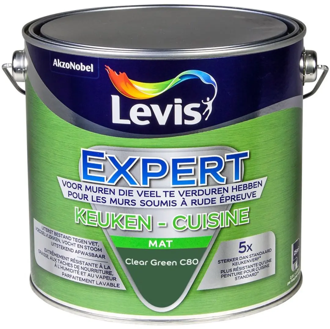 Levi's Expert Keuken Mix Clear Green C80 Mengverf 2,5L