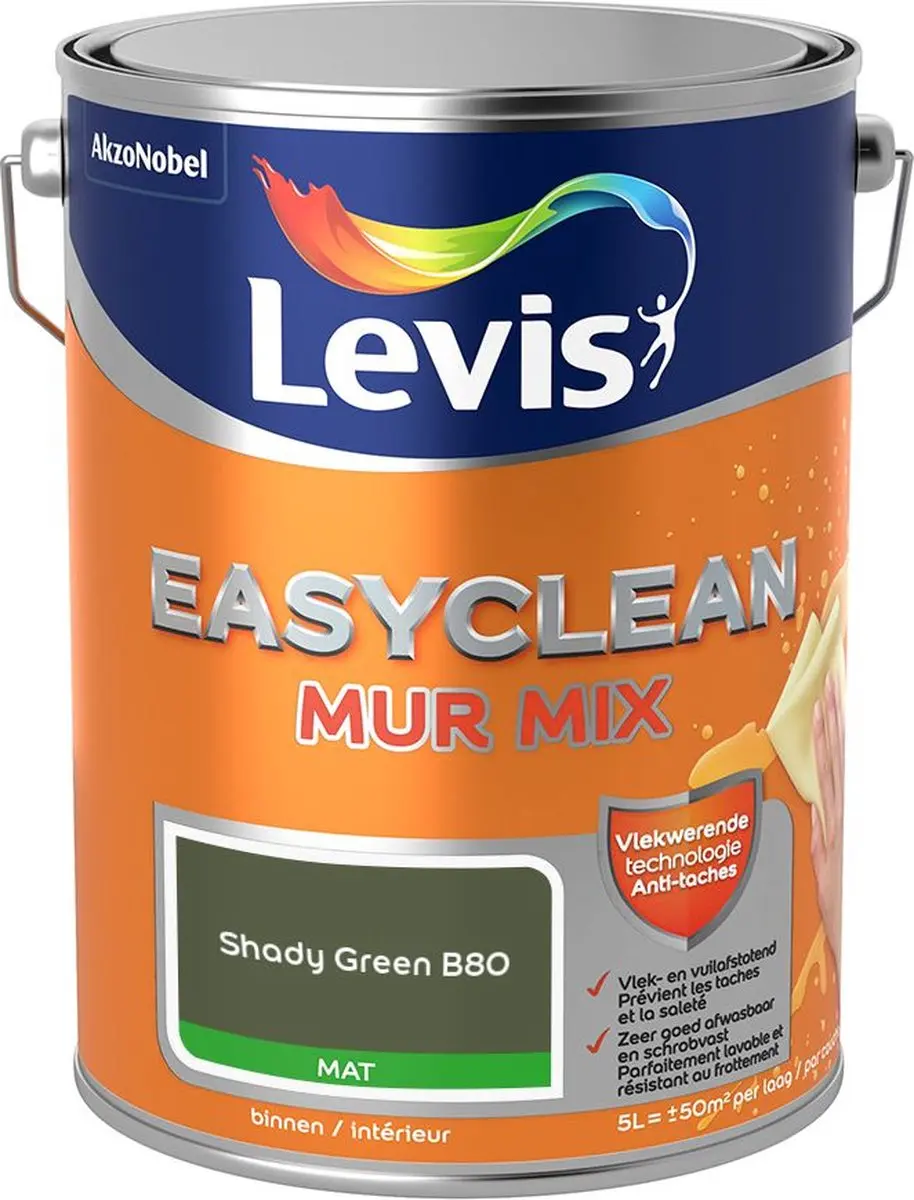 Levi's Easyclean Mur Mat Mix Shady Green B80