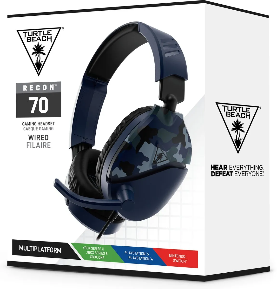 Turtle Beach Ear Force Recon 70 Headset - Blauw Camo