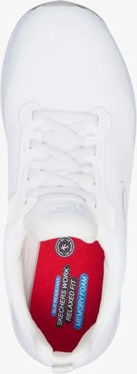 Skechers Squad SR dames werkschoenen - Wit - Maat 35