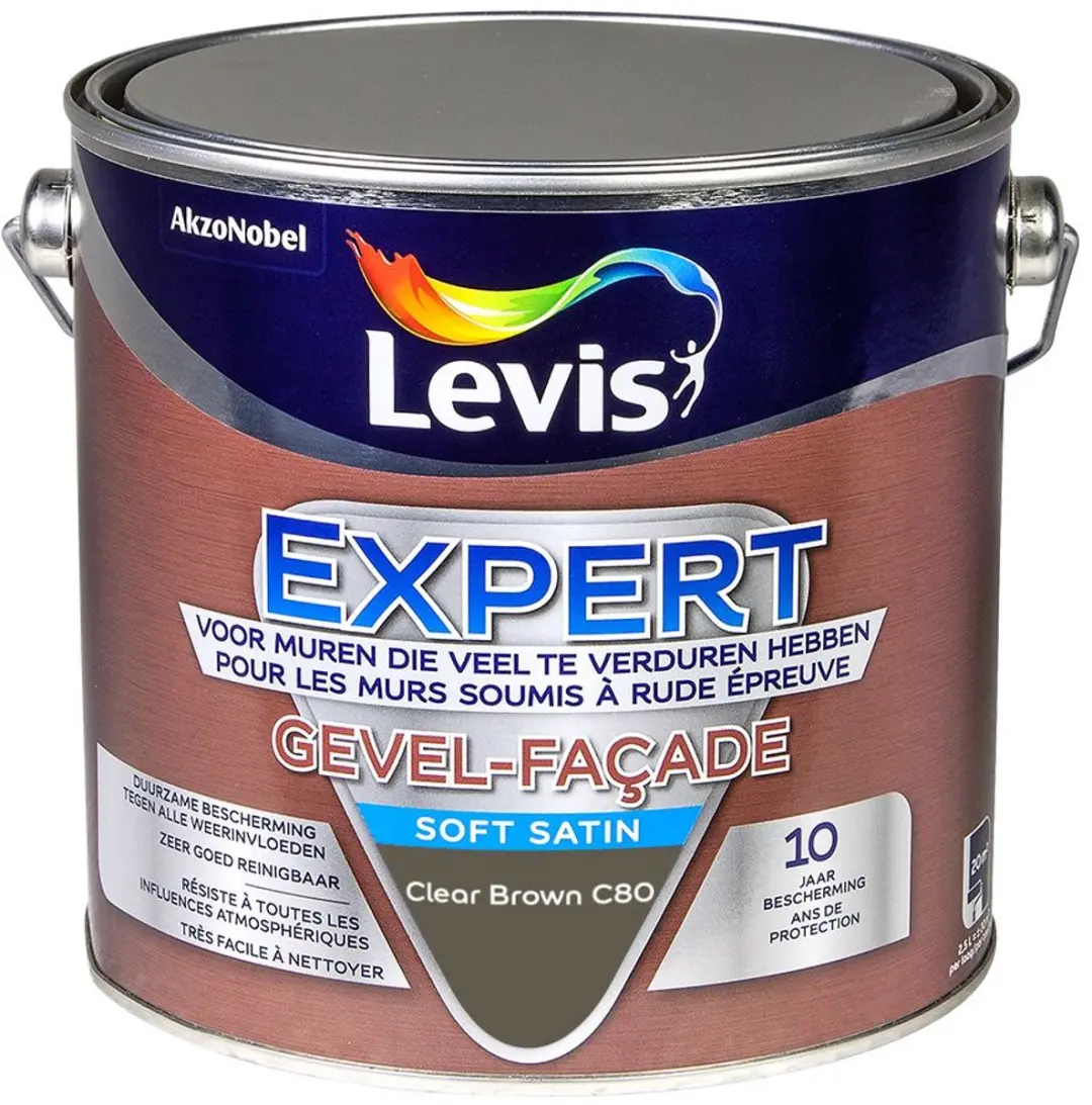 Levi's Expert Gevel Mix Clear Brown C80 Mengverf 2,5L