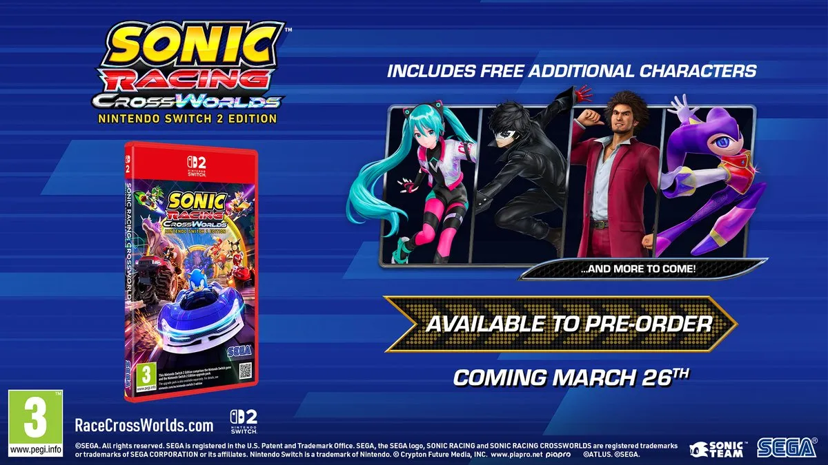 Sonic Racing: CrossWorlds - Nintendo Switch 2