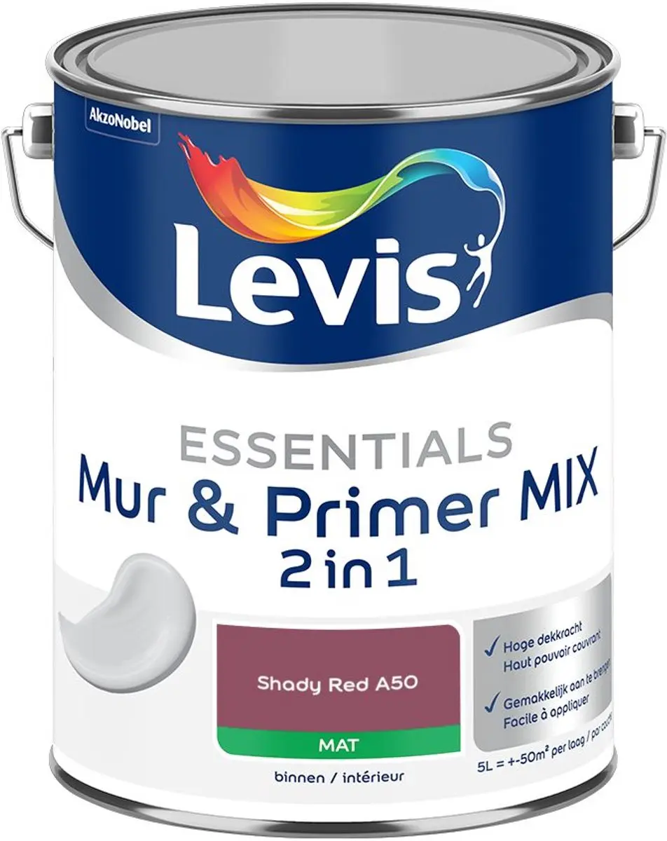 Levi's Essentials Mur & Primer Mix Shady Red A50