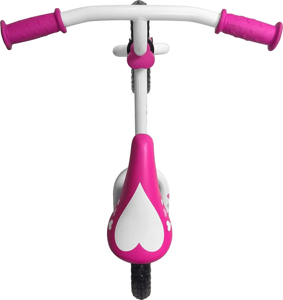 Disney Princess Loopfiets 12 Inch - Wit/Roze