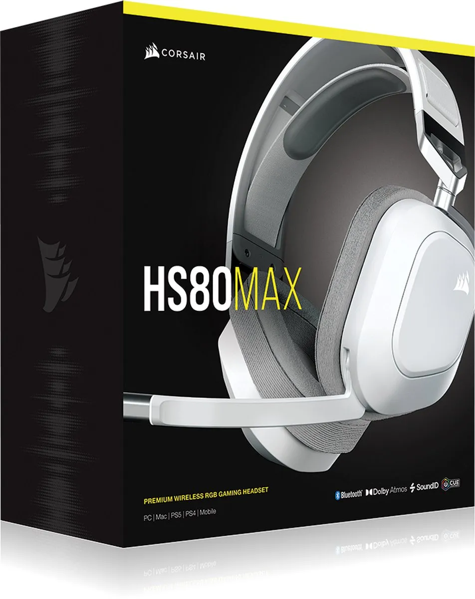 Corsair HS80 MAX CA-9011296-EU Draadloze Headset - Wit