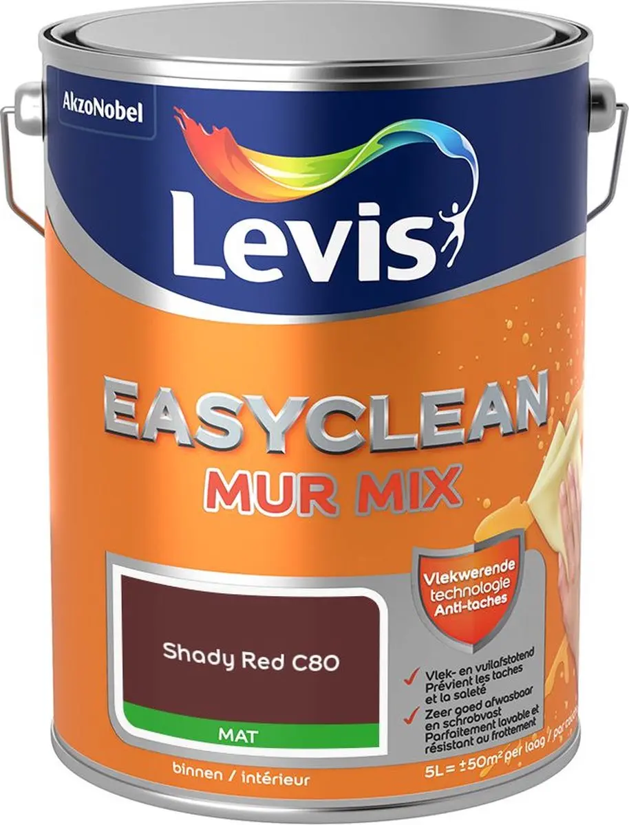 Levi's Easyclean Mur Mat Mix Shady Red C80