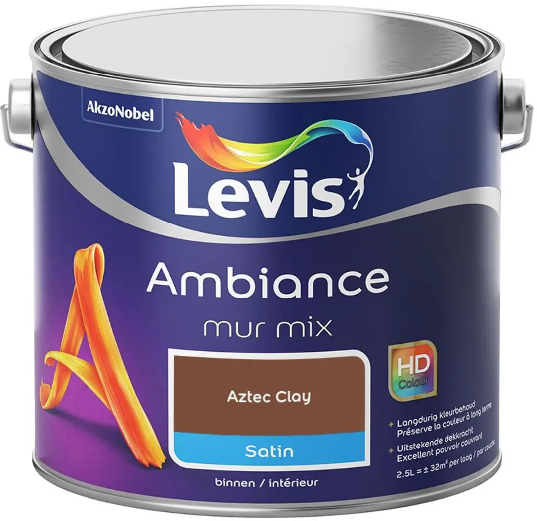 Levi's Ambiance Mur Satin Mix Aztec Clay Mengverf 2,5L