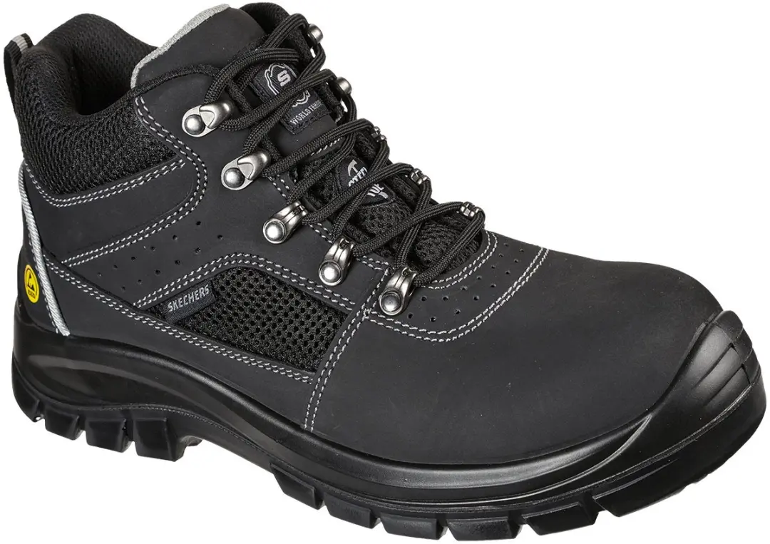 Skechers Trophus Letic S1P Veiligheidsschoenen - Zwart
