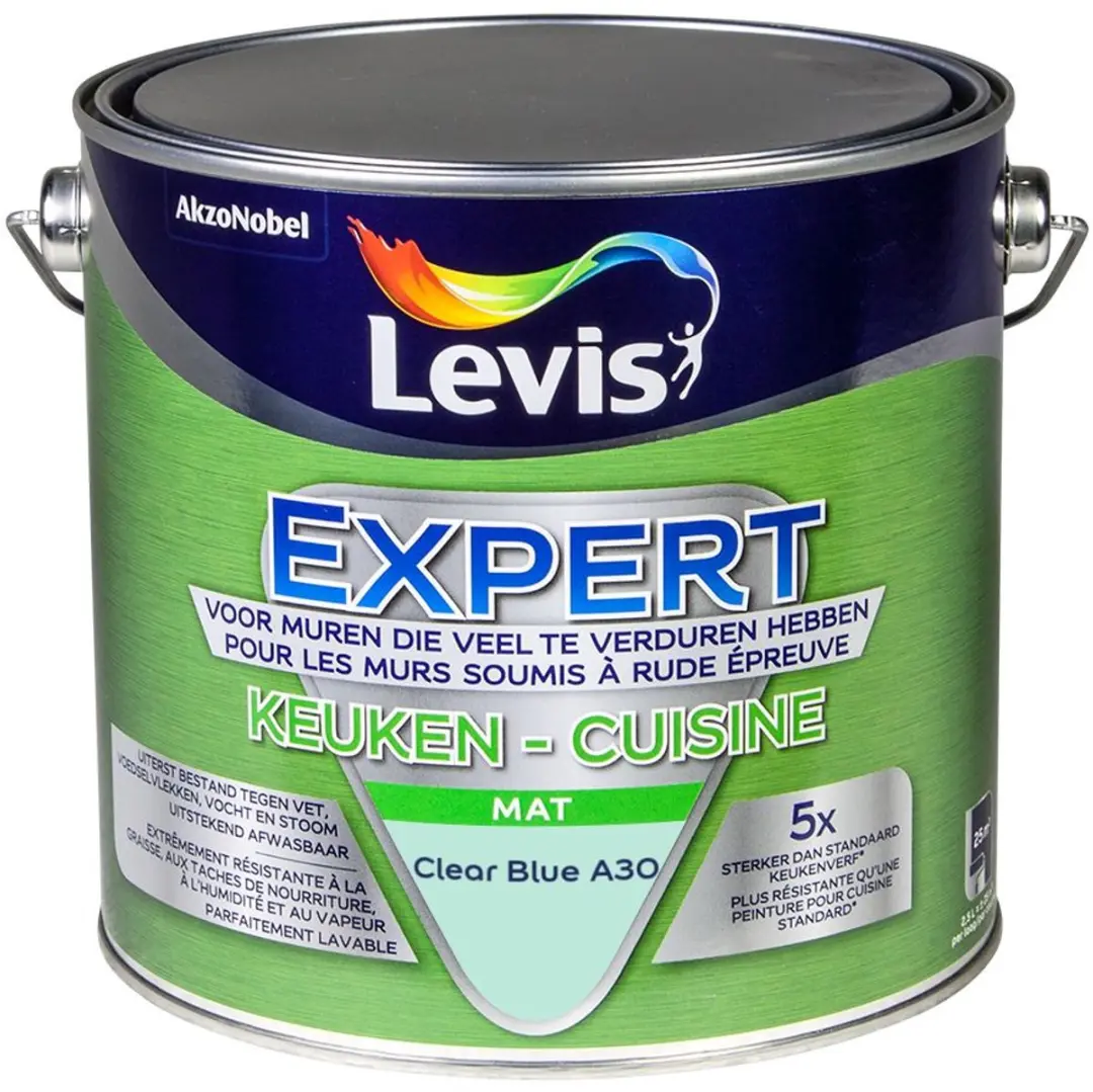 Levi's Expert Keuken Mix Clear Blue A30 Mengverf 2,5L