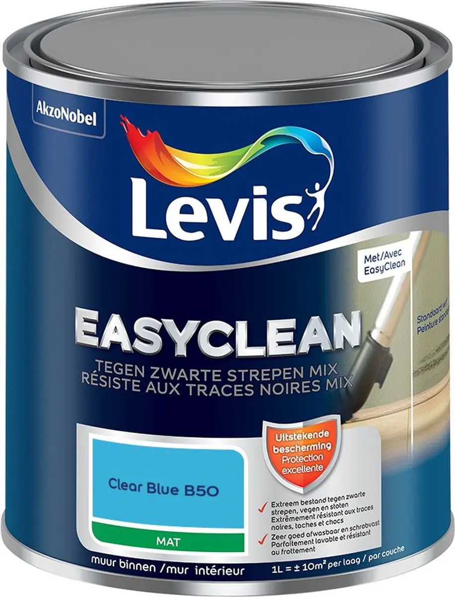 Levi's Easyclean Tegen Zwarte Strepen Mix Clear Blue B50