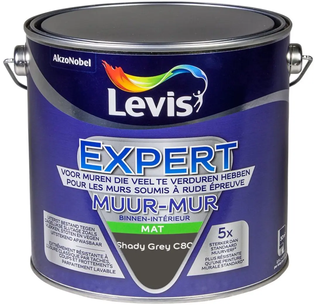 Levi's Expert Muurverf Shady Grey C80