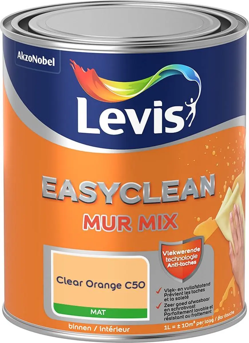 Levi's Easyclean Mur Mat Mix Clear Orange C50
