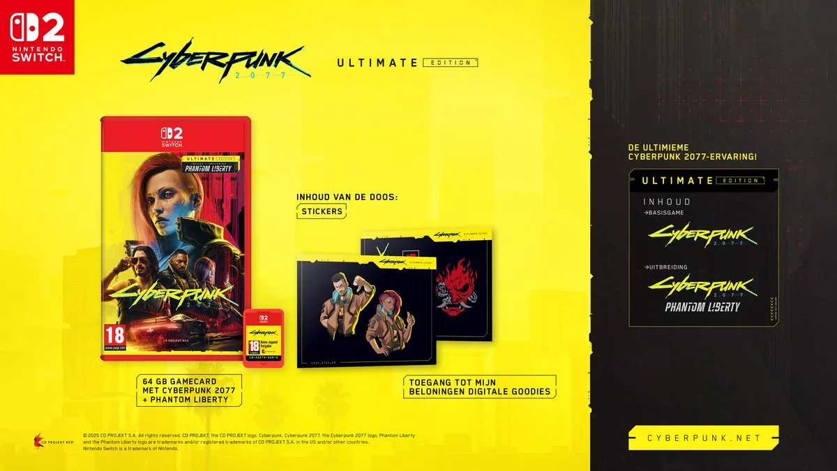 Bandai Namco Cyberpunk 2077 Ultimate Edition Nintendo Switch 2