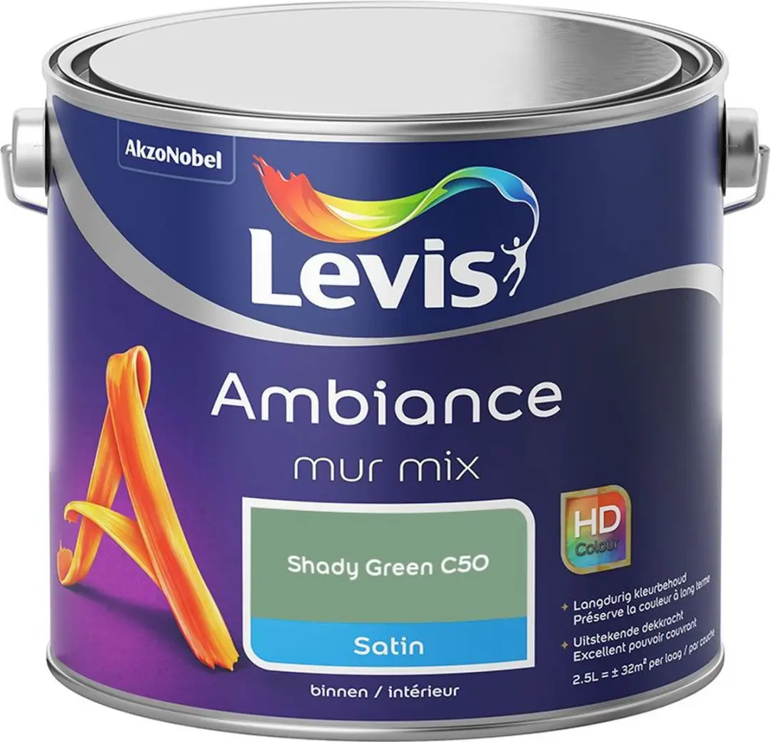 Levi's Ambiance Mur Satin Mix Shady Green C50
