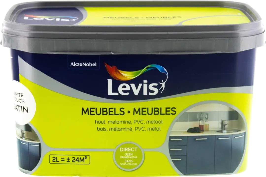 Levi's Meubelsverf Satin White Touch 2L