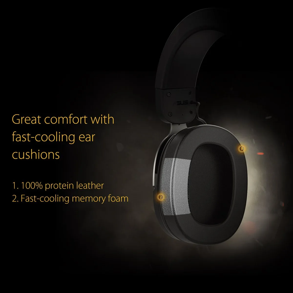 ASUS H3 Headphones - 50mm Drivers - Gun Metal