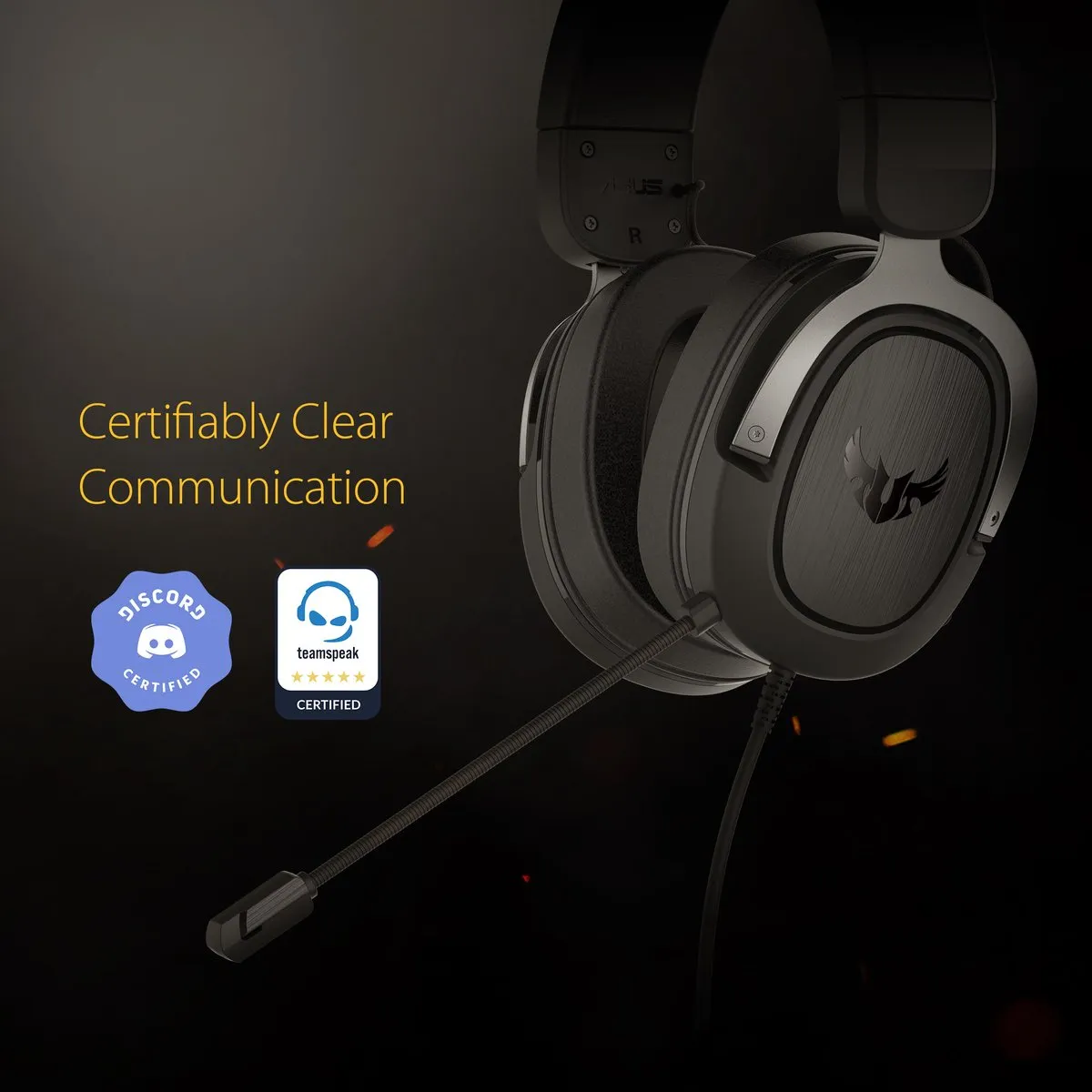 ASUS H3 Headphones - 50mm Drivers - Gun Metal