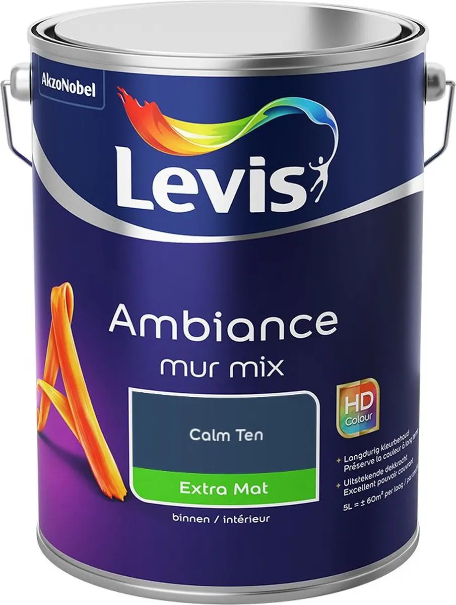 Levi's Ambiance Mur Extra Mat Mix Calm Ten Mengverf 5L