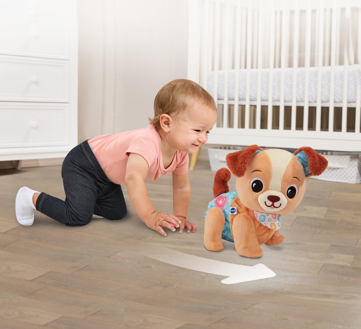 VTech interactieve puppy speelgoed - Loop Met Mij Puppy.