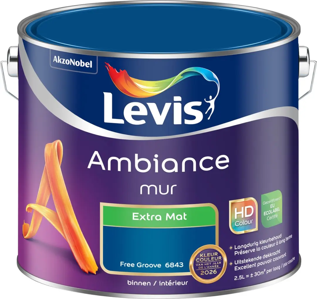 Levi's Ambiance Mur Extra Mat Free Groove 2,5L