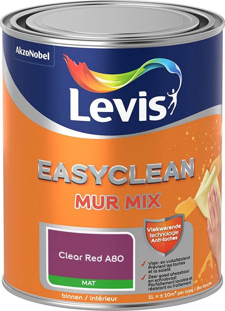 Levi's Easyclean Mur Mat Mix Clear Red A80