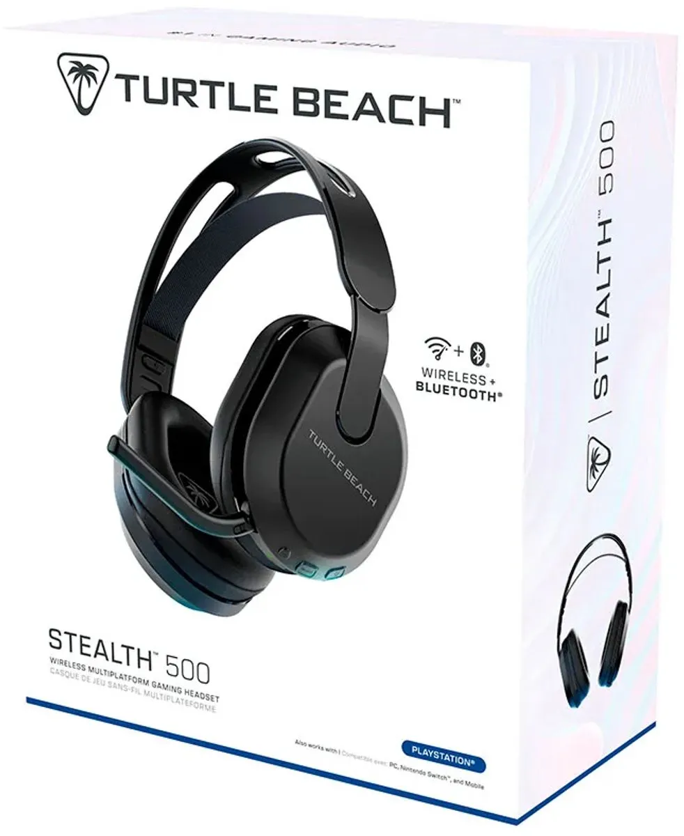 Turtle Beach Stealth 500 Draadloze Gaming Headset - PS5/PS4/Switch/PC - Zwart
