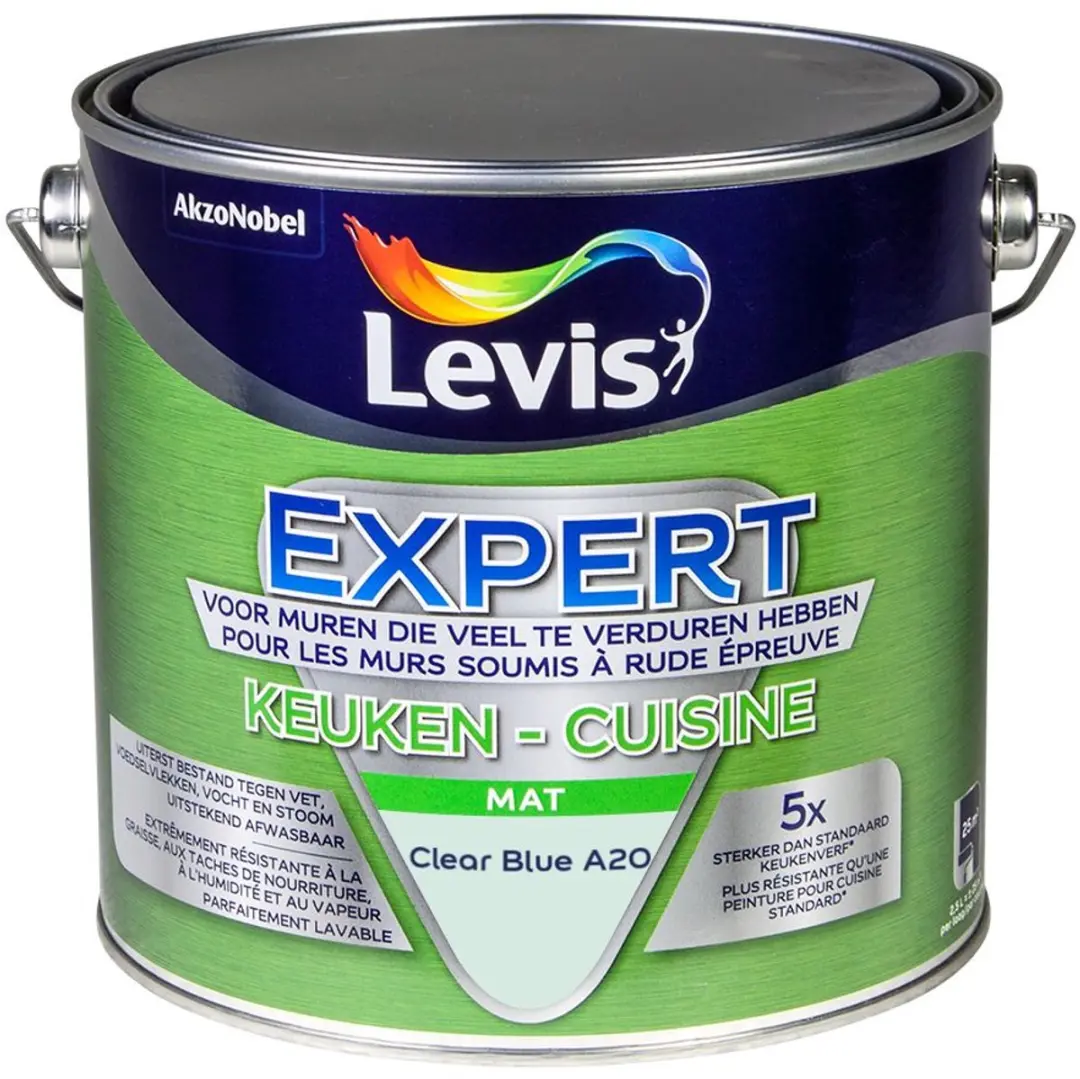 Levi's Expert Keuken Mix Clear Blue A20 Mengverf 2,5L