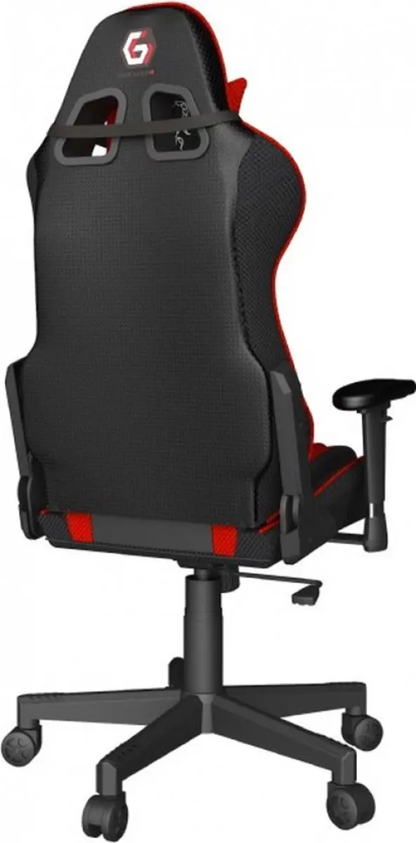 Gembird GC-SCORPION-01X Gamestoel - Kuipzitje - Zwart/Rood - afbeelding 2 van 6