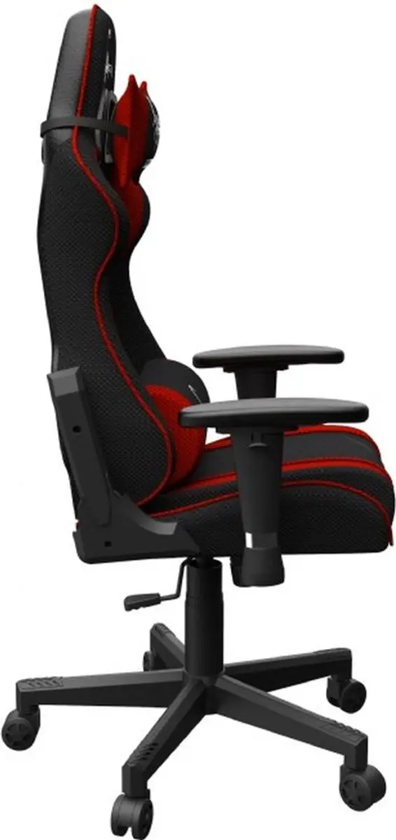 Gembird GC-SCORPION-01X Gamestoel - Kuipzitje - Zwart/Rood - afbeelding 4 van 6