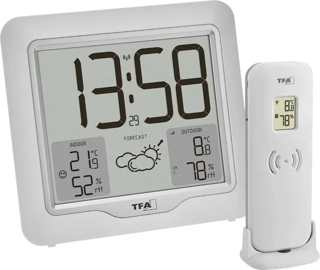 TFA Dostmann Metro Plus 35.1164 Draadloos Weerstation - Wit
