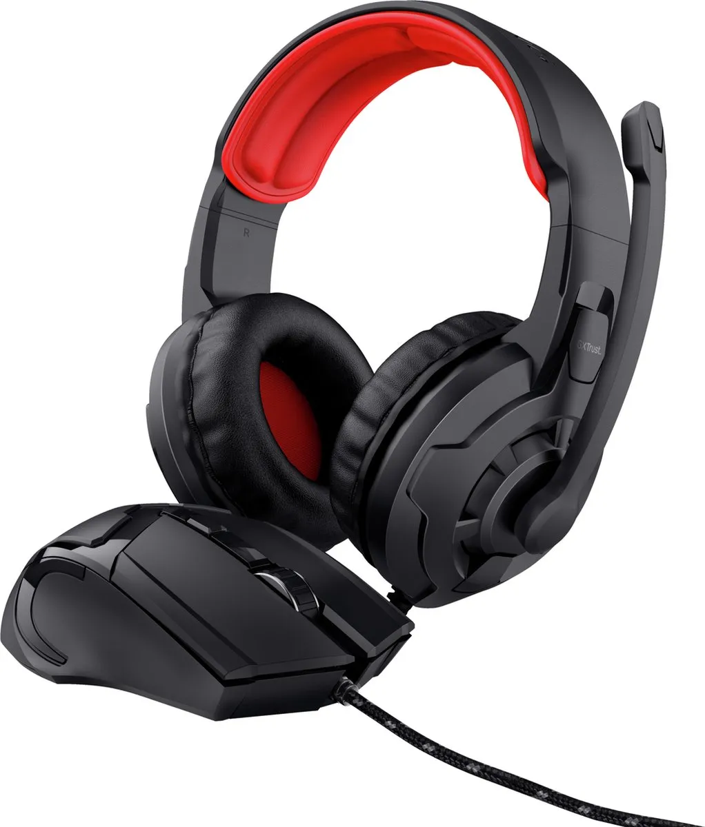 Trust GXT 785 Ravius Gaming Headset & Muis Set