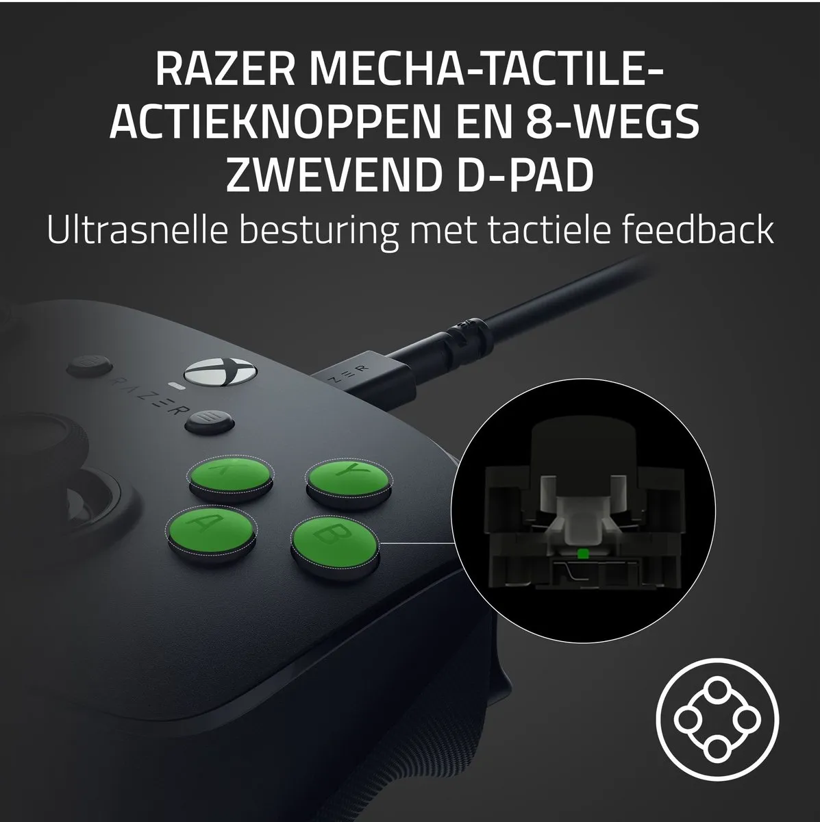 Razer Wolverine V3 Tournament Editie - Bedrade Controller - Programmeerbaar - Xbox/PC - Zwart